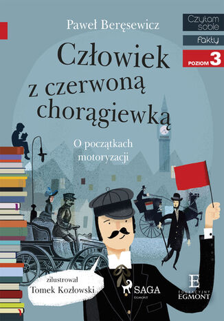 I am reading - Czytam sobie. Człowiek z czerwoną chorągiewką Paweł Beręsewicz - okladka książki