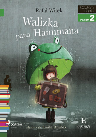 I am reading - Czytam sobie. Walizka pana Hanumana Rafał Witek - okladka książki