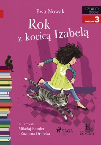 I am reading - Czytam sobie. Rok z kocicą Izabelą Ewa Nowak - okladka książki