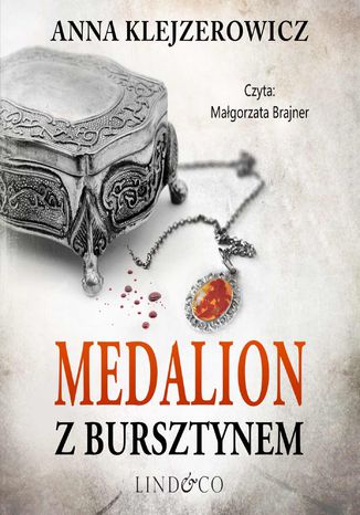 Medalion z bursztynem Anna Klejzerowicz - okladka książki