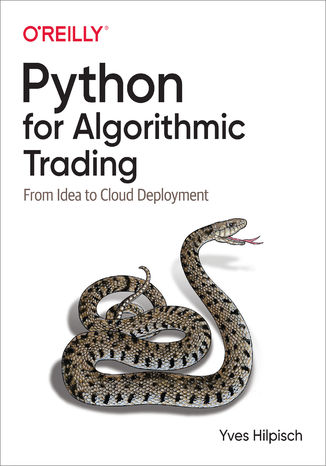 Python for Algorithmic Trading Yves Hilpisch - okladka książki