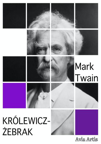 Królewicz-żebrak Mark Twain - okladka książki