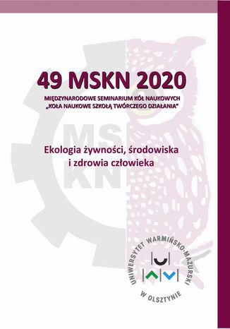 Ekologia żywności, środowiska i zdrowia człowieka Marzena Mogielnicka-Brzozowska - okladka książki