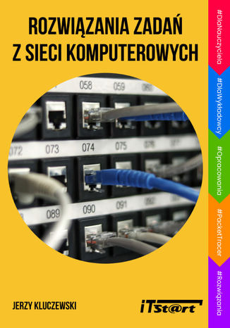 Rozwiązania zadań z sieci komputerowych Jerzy Kluczewski - okladka książki
