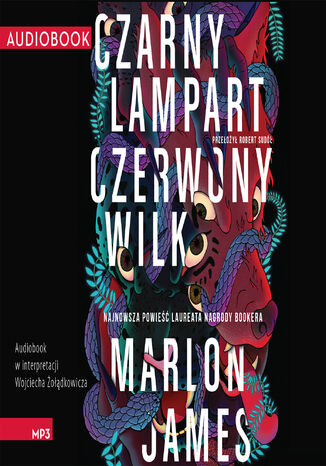 Czarny Lampart, Czerwony Wilk Marlon James - okladka książki