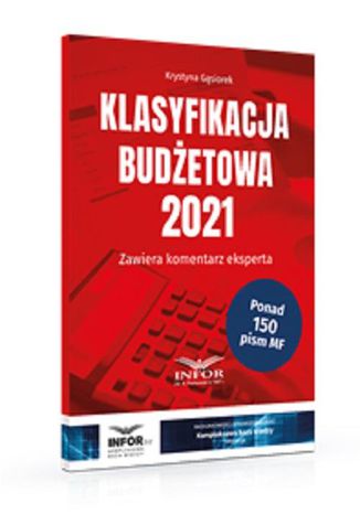 Klasyfikacja Budżetowa 2021 Krystyna Gąsiorek - okladka książki