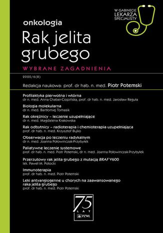 W gabinecie lekarza specjalisty. Onkologia. Rak jelita grubego Piotr Potemski - okladka książki