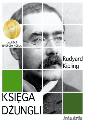 Księga dżungli Rudyard Kipling - okladka książki