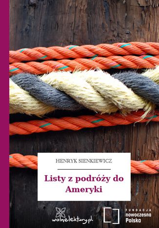 Listy z podróży do Ameryki Henryk Sienkiewicz - okladka książki