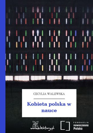 Kobieta polska w nauce Cecylia Walewska - okladka książki