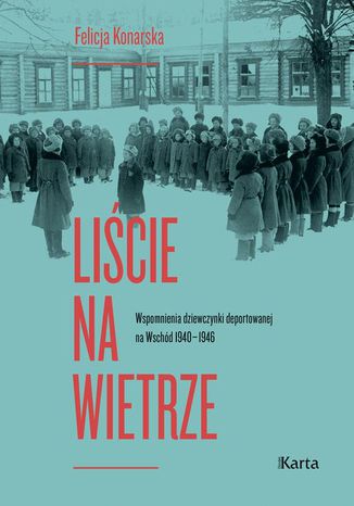 Liście na wietrze Felicja Konarska - okladka książki