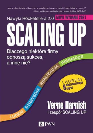 Scaling Up Verne Harnish - okladka książki