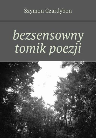 bezsensowny tomik poezji Szymon Czardybon - okladka książki