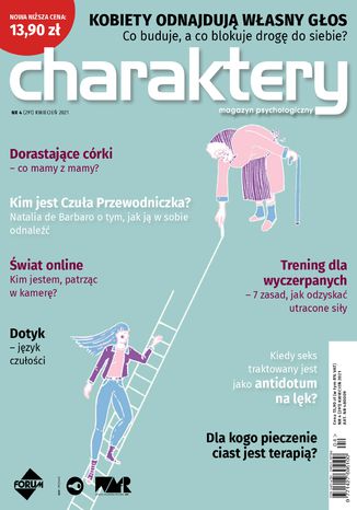 Charaktery nr 4/2021 Natalia de Barbaro, prof. Philip Zimbardo, prof. dr hab. Maria Beisert, prof. dr hab. Jacek Bomba, Jacek Dehnel, dr Paulina Małochleb, Anna Czarnecka, prof. dr hab. Tomasz Maruszewski, Anna Brytek-Matera, dr Ewa Dobiała, dr hab. Katarzyna Waszyńska, prof. nadzw. dr hab. Agnieszka Wilczyńska, prof. dr hab. Tadeusz Zgółka - okladka książki