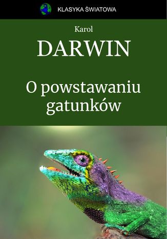 O powstawaniu gatunków Karol Darwin - okladka książki