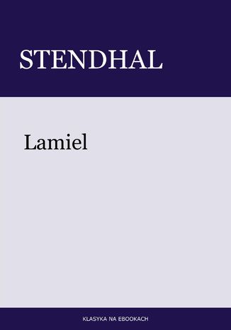 Lamiel Stendhal - okladka książki