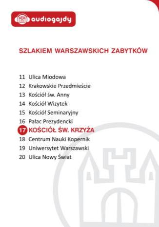 Kościół św. Krzyża. Szlakiem warszawskich zabytków Ewa Chęć - okladka książki