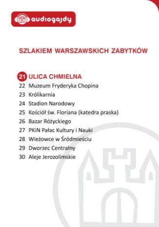 Ulica Chmielna. Szlakiem warszawskich zabytków Ewa Chęć - okladka książki