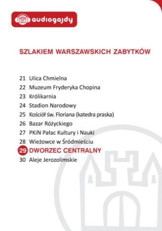 Dworzec Centralny. Szlakiem warszawskich zabytków Ewa Chęć - okladka książki