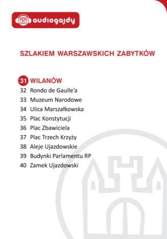 Wilanów. Szlakiem warszawskich zabytków Ewa Chęć - okladka książki