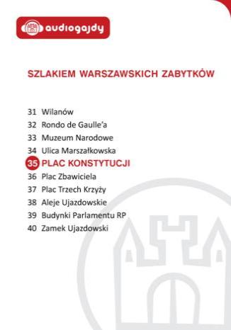 Plac Konstytucji. Szlakiem warszawskich zabytków Ewa Chęć - okladka książki