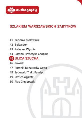 Ulica Szucha. Szlakiem warszawskich zabytków Ewa Chęć - okladka książki