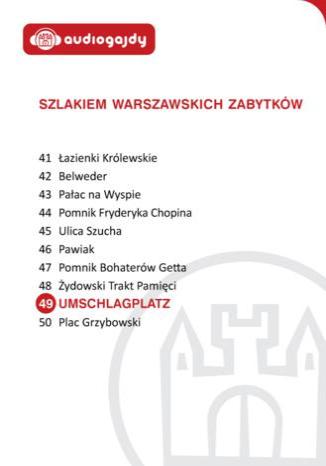 Umschlagplatz. Szlakiem warszawskich zabytków Ewa Chęć - okladka książki