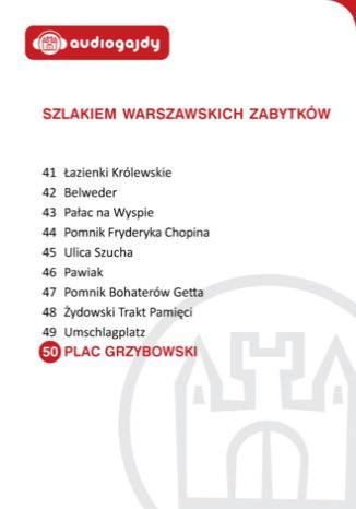 Plac Grzybowski. Szlakiem warszawskich zabytków Ewa Chęć - okladka książki