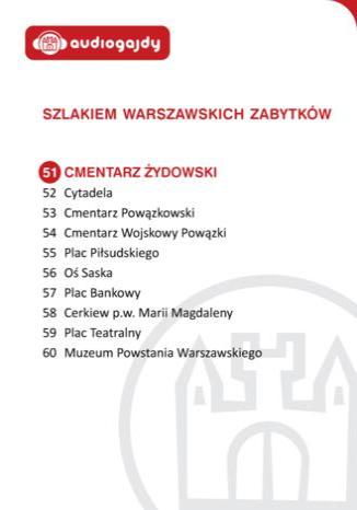 Cmentarz Żydowski. Szlakiem warszawskich zabytków Ewa Chęć - okladka książki