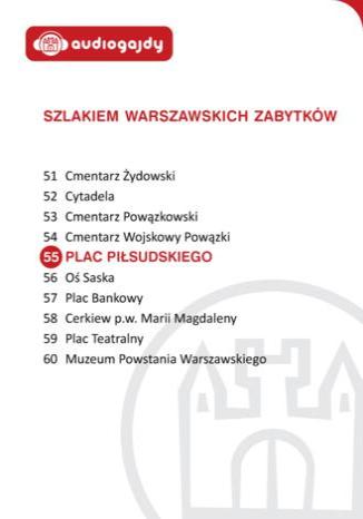 Plac Piłsudskiego. Szlakiem warszawskich zabytków Ewa Chęć - okladka książki