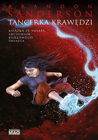 Tancerka krawędzi Brandon Sanderson - okladka książki