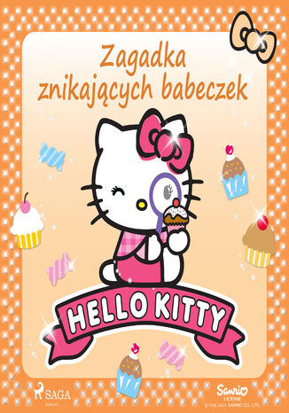 Hello Kitty - Zagadka znikających babeczek Sanrio - okladka książki