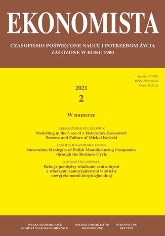 Ekonomista 2021 nr 2 Praca zbiorowa - okladka książki