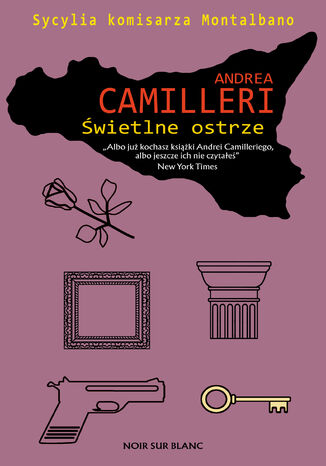 Świetlne ostrze Andrea Camilleri - okladka książki