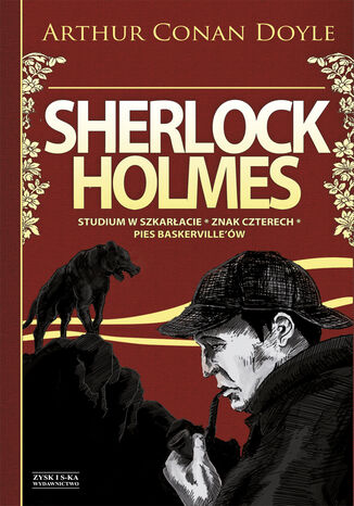 Sherlock Holmes Tom 1 Arthur Conan Doyle - okladka książki