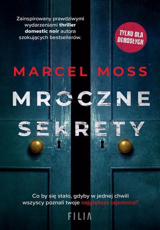 Mroczne sekrety Marcel Moss - okladka książki