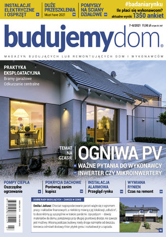 Budujemy Dom. 7-8/2021 Wydawnictwo AVT - okladka książki