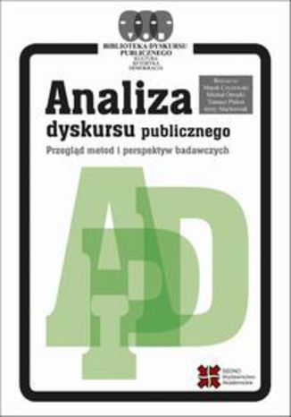 Analiza dyskursu publicznego Marek Czyżewski i In. - okladka książki