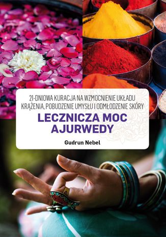 Lecznicza moc Ajurwedy Gudrun Nebel - okladka książki