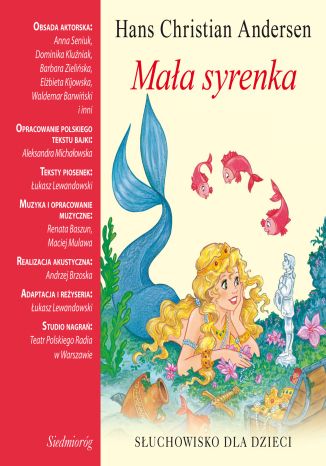 Mała syrenka Hans Christian Andersen - okladka książki