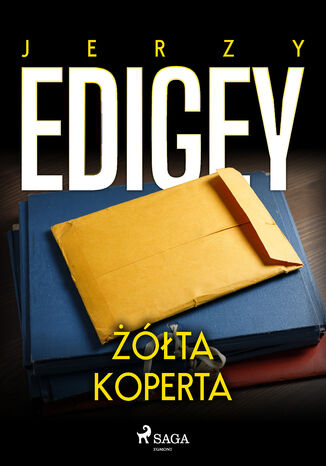 Żółta koperta Jerzy Edigey - okladka książki