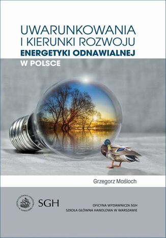 Uwarunkowania i kierunki rozwoju energetyki odnawialnej w Polsce Grzegorz Maśloch - okladka książki