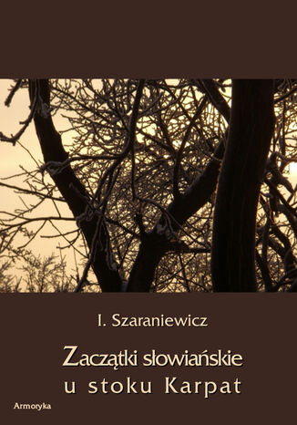 Zaczątki słowiańskie u stoków Karpat Izydor Szaraniewicz - okladka książki