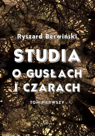 Studia o gusłach i czarach. Tom pierwszy Ryszard Berwiński - okladka książki