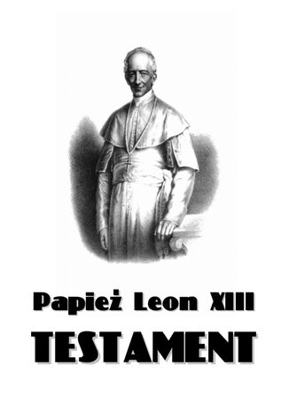 Testament Papież Leon XIII - okladka książki