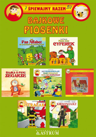 Bajkowe piosenki Lech Tkaczyk - okladka książki