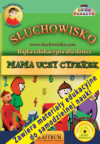 Mama uczy cyferek - słuchowisko edukacyjne dla dzieci Lech Tkaczyk - okladka książki