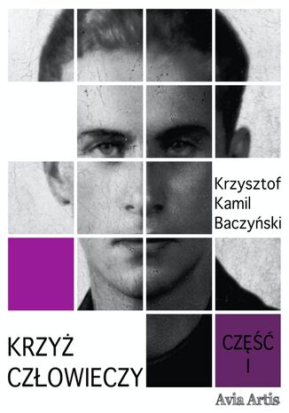 Krzyż człowieczy Krzysztof Kamil Baczyński - okladka książki