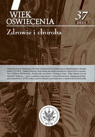 Wiek Oświecenia 37/2021 Zofia Rejman - okladka książki