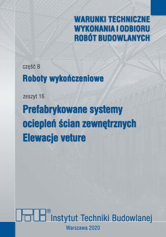 Prefabrykowane systemy ociepleń ścian zewnętrznych. Elewacje veture Ołeksij Kopyłow - okladka książki